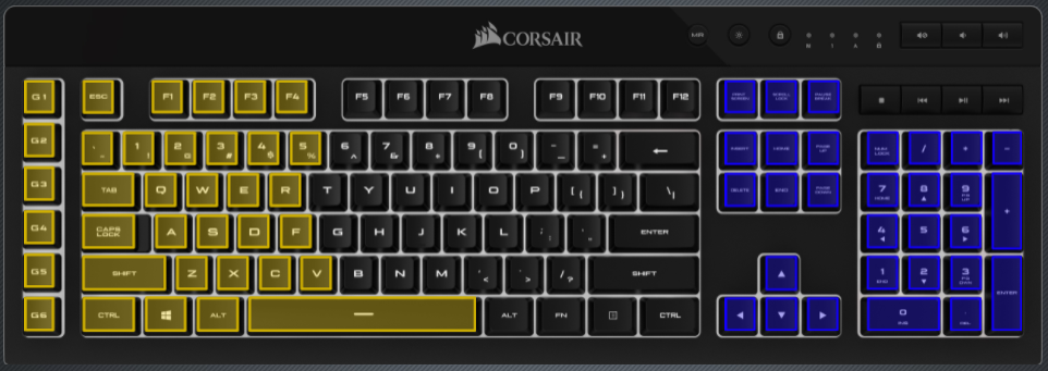 Ubevæbnet systematisk mikro Off-Topic: The Corsair K55 Rather Silent Keyboard – Observations from  Uppsala